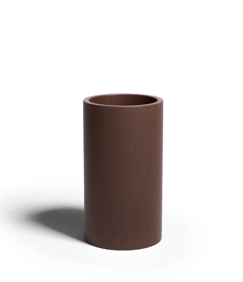 Nowoczesna donica corten effect Alto 65 brązowa Monumo